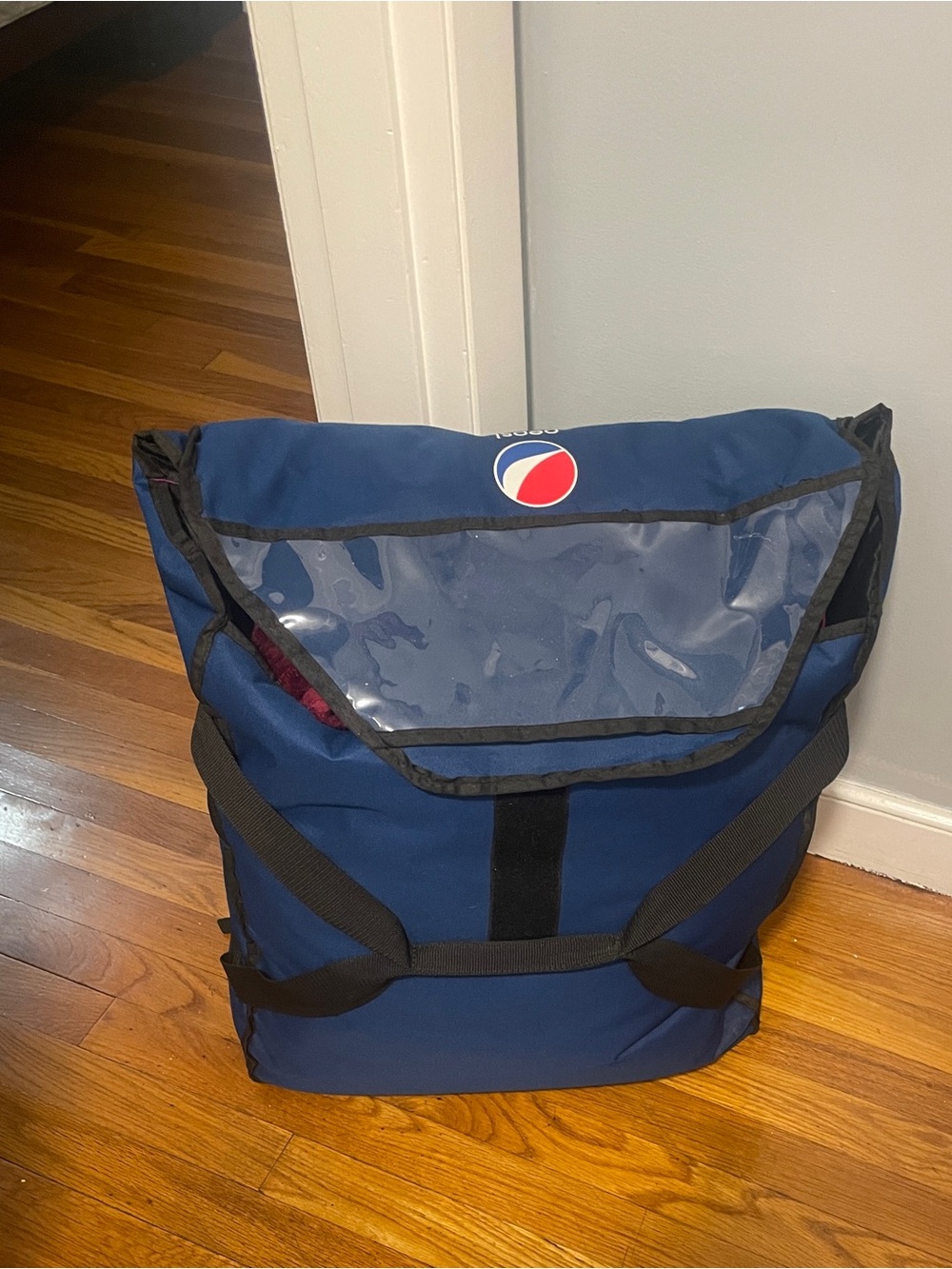vintage Pepsi-branded insulated cooler bag